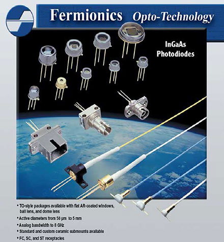 Fermionics Opto-Technology - InGaAs Photodiodes